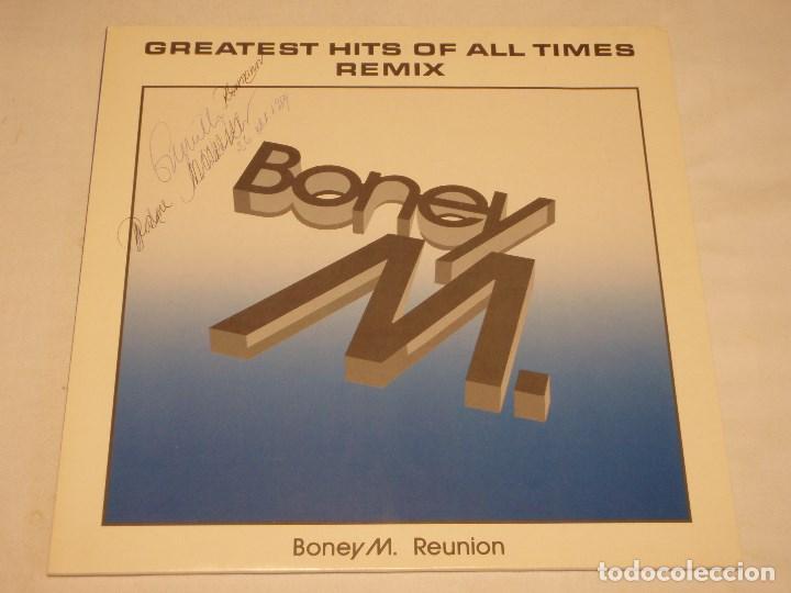Vinyl-Schallplatten: BONEY M. REUNION '88 ( GREATEST HITS OF ALL TIMES REMIX ) 1988-GERMANY LP33 ARIOLA
