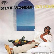 Discos de vinilo: STEVIE WONDER - GO HOME - MAXI-SINGLE GERMANY 1985