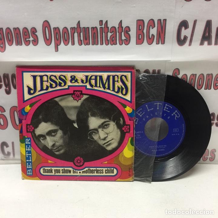 Discos de vinilo: Jess & james , edici&oacute;n espa&ntilde;ola 1968 - Foto 1
