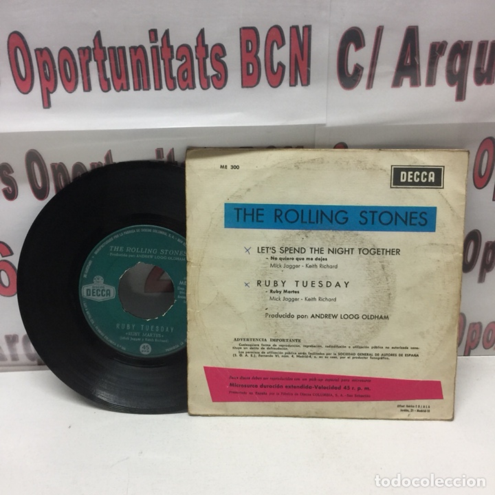 Discos de vinilo: The rolling stones - edici&oacute;n espa&ntilde;ola 1966 - Foto 2
