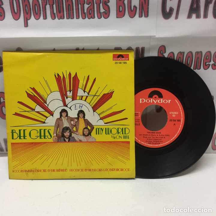 Discos de vinilo: Bee Gees -My World on Time - 1972 - Foto 1