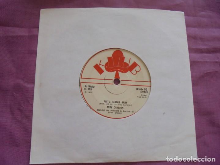 Vinyl-Schallplatten: ANDY CAMERON . ALLY&acute;S TARTAN ARMY / I WANT TO BE A PUNK ROCKER. KLUB, 1977. IMPECABLE