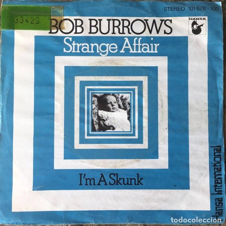 Discos de vinilo: Bob Burrows - Strange Affair . SINGLE . 1980 GERMANY - Foto 1