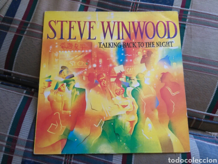 STEVE WINWOOD LP TALKING BACK TO THE NIGHT 1982 TRAFFIC SPENCER DAVIS GROUP (Música - Discos - LP Vinilo - Pop - Rock - New Wave Internacional de los 80)