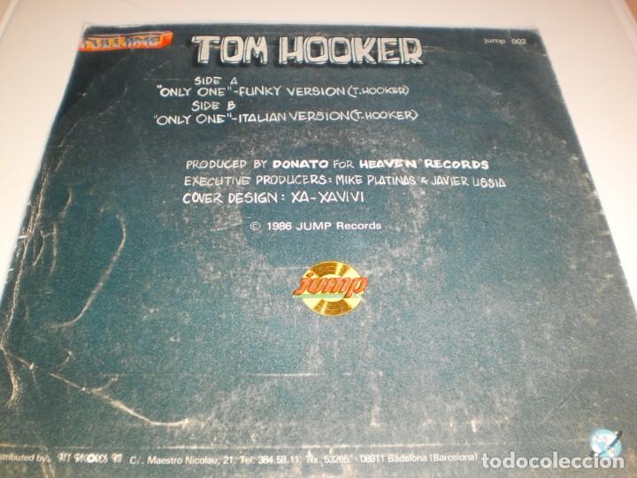 Discos de vinilo: single tom hooker, only one.  jump 1987 spain (probado y bien) - Foto 2
