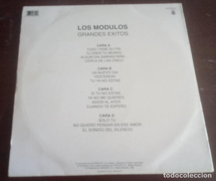 Discos de vinilo: MODULOS - GRANDES EXITOS - DOBLE - 2.LP - 1992 - HISPAVOX - Foto 2