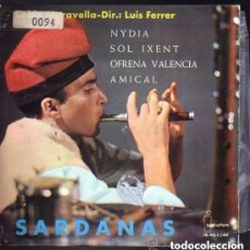 Discos de vinilo: COBLA MARAVELLA - SARDANES - EP 1962 - NYDIA / SOL IXENT / OFRENA A VALENCIA / AMICAL