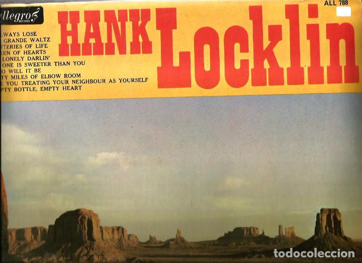 Discos de vinilo: LP HANK LOCKLIN ( COUNTRY HONKY TONK ) - Foto 1