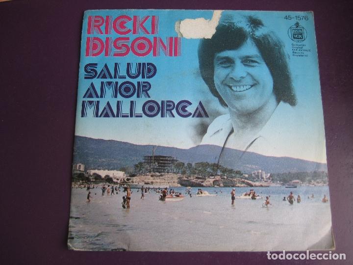 Dischi in vinile: RICKI DISONI Sg HISPAVOX 1977 salud amor mallorca/ why should i care? POP 70'S