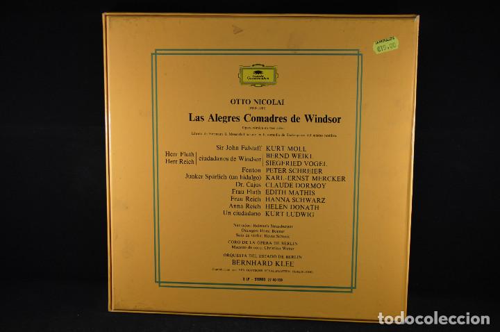 Discos de vinilo: OTTO NICOLAI - LAS ALEGRES COMADRES DE WIDSOR - 3 LP - Foto 2