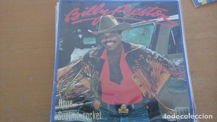 Discos de vinilo: Billy Preston Hope / Sock-It, Rocket single spain - Foto 1