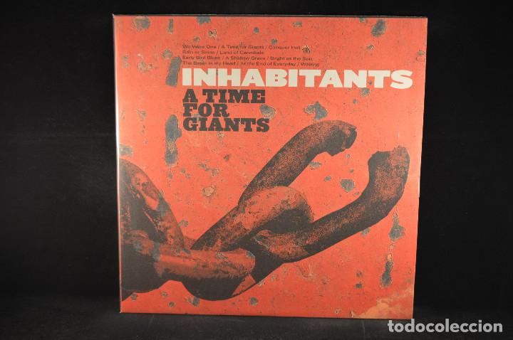 Discos de vinilo: INHABITANTS - A TIME FOR GIANTS - LP - Foto 1