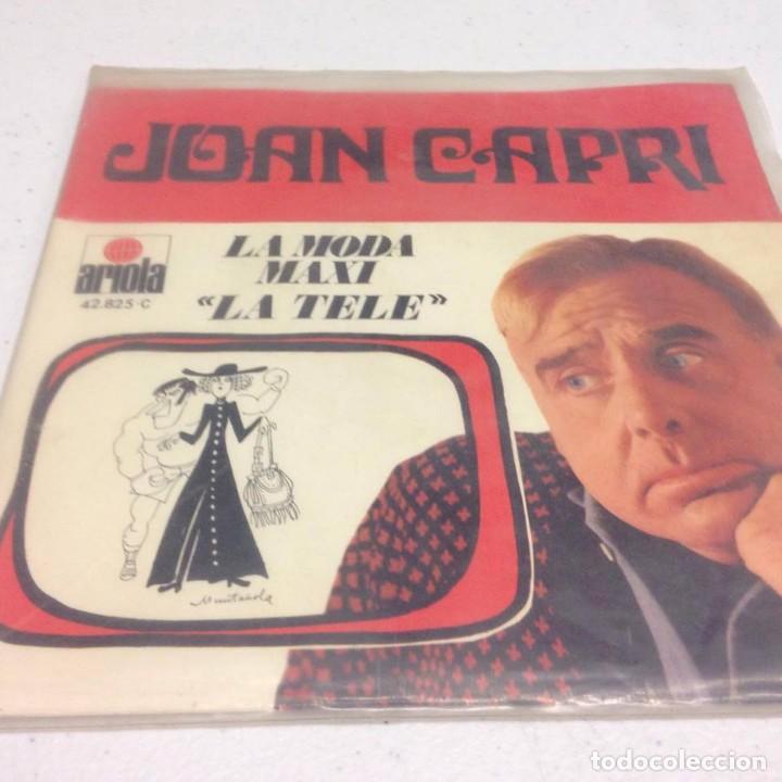 Discos de vinilo: Joan Capri - La Tele / La Moda Maxi (7--Single, Mono) - Foto 1
