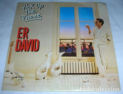 Discos de vinilo: F.R. David &ndash; Pick Up The Phone - SINGLE 1982 - Foto 1