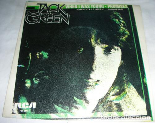 Discos de vinilo: Jack Green &ndash; When I Was Young - SINGLE 1981 - Foto 1