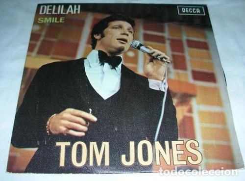 Discos de vinilo: TOM JONES - DELILAH - SINGLE - Foto 1