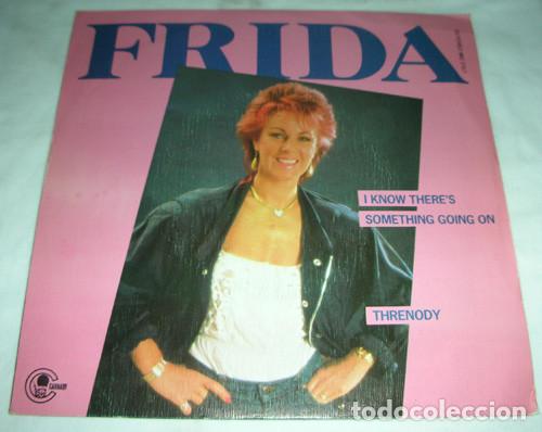 Discos de vinilo: Frida &ndash; I Know Theres Something Going On - SINGLE 1982 - Foto 1