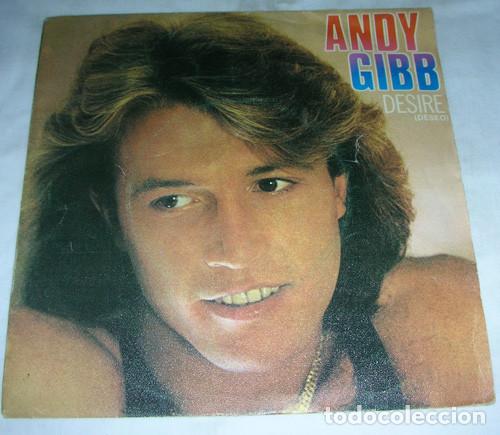 Discos de vinilo: ANDY GIBB - DESIRE - SINGLE 1980 - Foto 1