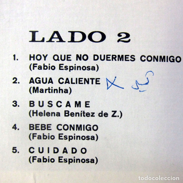 Discos de vinilo: FAUSTO - HABLANDO CON USTED - 1978 - COLOMBIA - Foto 3