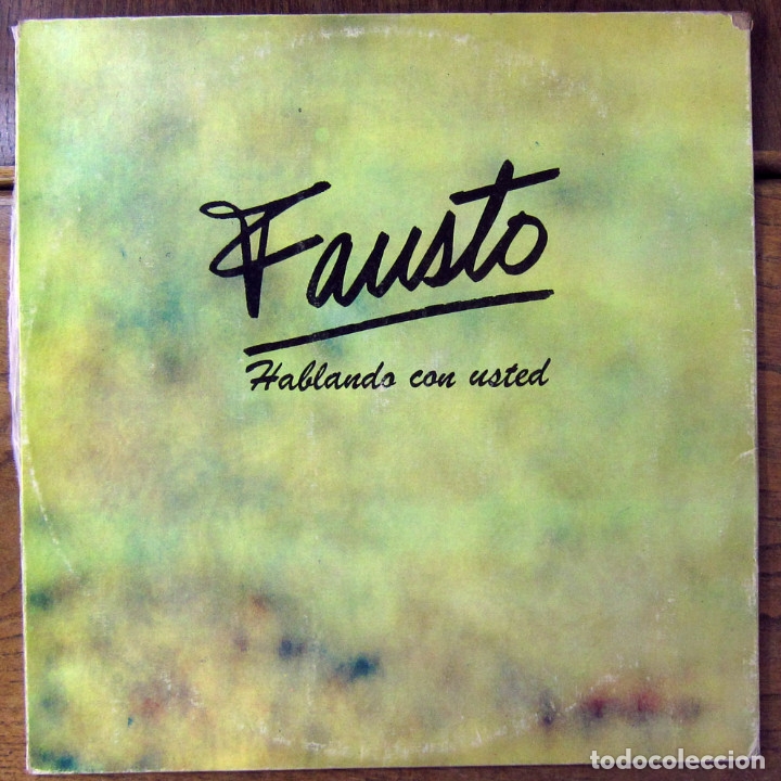 Discos de vinilo: FAUSTO - HABLANDO CON USTED - 1978 - COLOMBIA - Foto 4