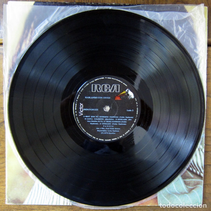 Discos de vinilo: FAUSTO - HABLANDO CON USTED - 1978 - COLOMBIA - Foto 6