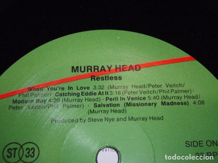 Discos de vinilo: Murray Head &lrm;&ndash; Restless Germany,1984 Virgin - Foto 5