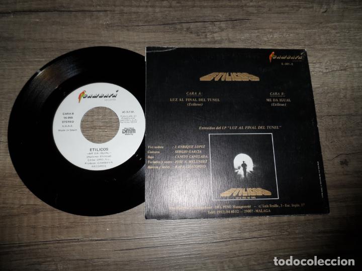 Discos de vinilo: ETILICOS - LUZ AL FINAL DEL TUNEL - Foto 2