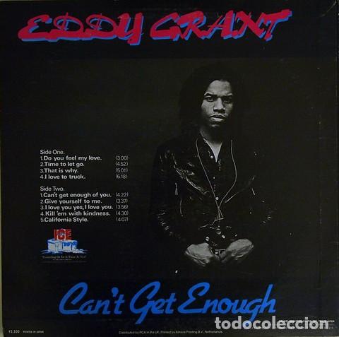 Discos de vinilo: Oferta LP Japon Eddy Grant - Cant Get Enough - Foto 2