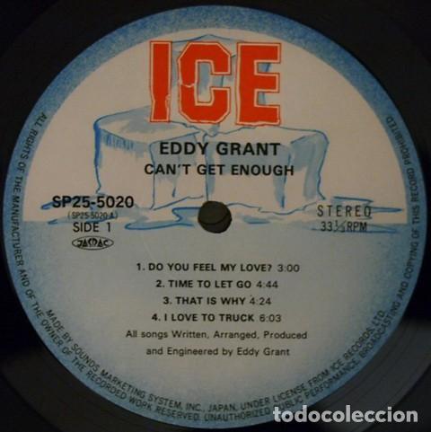 Discos de vinilo: Oferta LP Japon Eddy Grant - Cant Get Enough - Foto 3