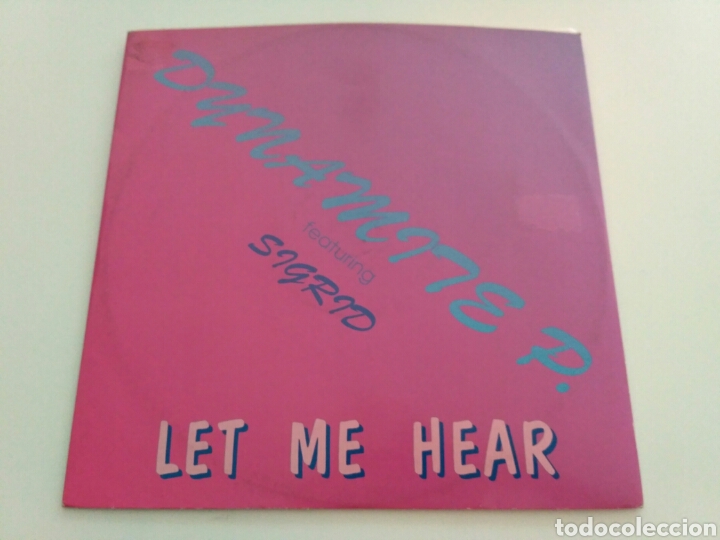 Discos de vinilo: Dynamite P. Feat. Sigrid - Let Me Hear - Foto 1