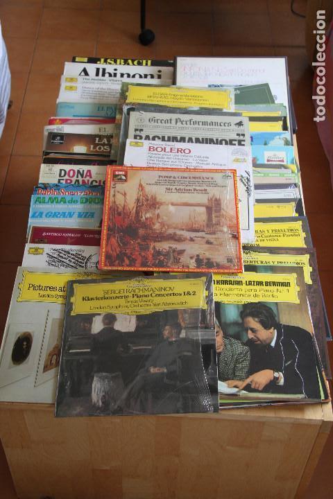 Discos de vinilo: GRAN COLECCION MUSICA CLASICA: M&Aacute;S DE 60 LPs SINFONIAS, OPERAS, ZARZUELAS