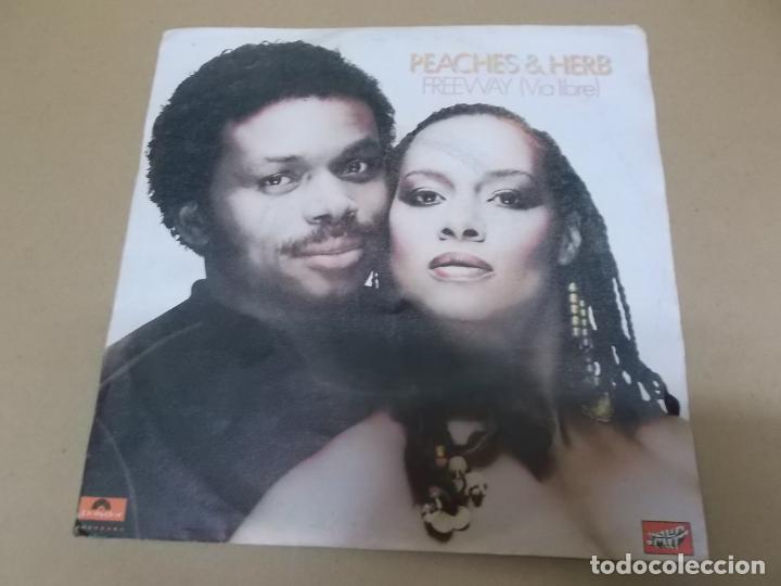 Discos de vinilo: PEACHES & HERB (SN) FREEWAY A&Ntilde;O 1981 - Foto 1