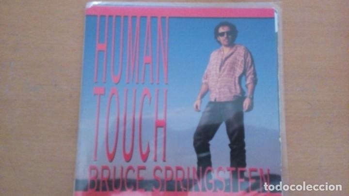 Discos de vinilo: Bruce Springsteen Human Touch SINGLE 1992 - Foto 1