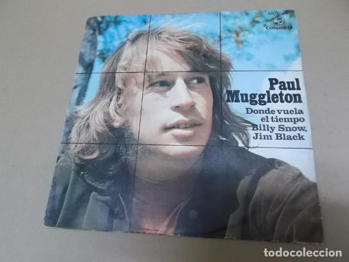 Discos de vinilo: PAUL MUGGLETON (SN) WHERE TIME FLIES A&Ntilde;O 1970 - Foto 1