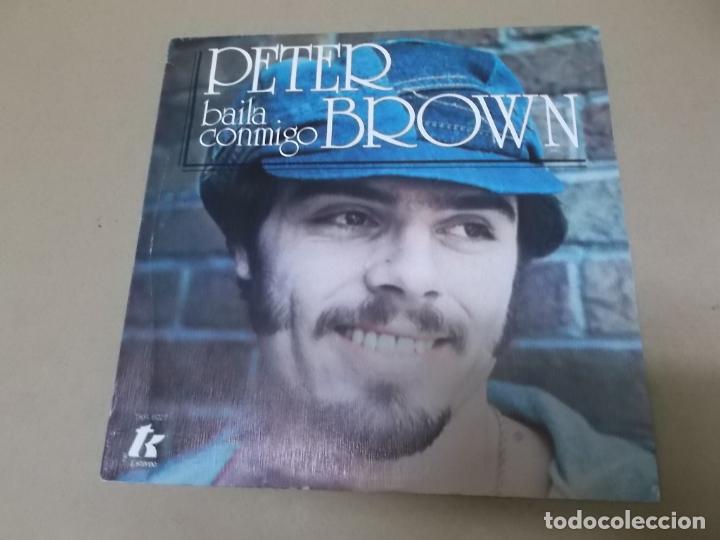 Discos de vinilo: PETER BROWN (SN) DANCE WITH ME A&Ntilde;O 1978 - Foto 1