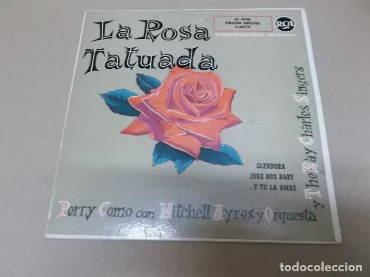Discos de vinilo: PERRY COMO (EP) ROSE TATTOO A&Ntilde;O 1956 - Foto 1