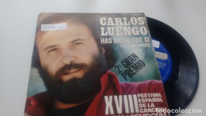 Discos de vinilo: SINGLE (VINILO) DE CARLOS LUENGO A&Ntilde;OS 70 - Foto 1