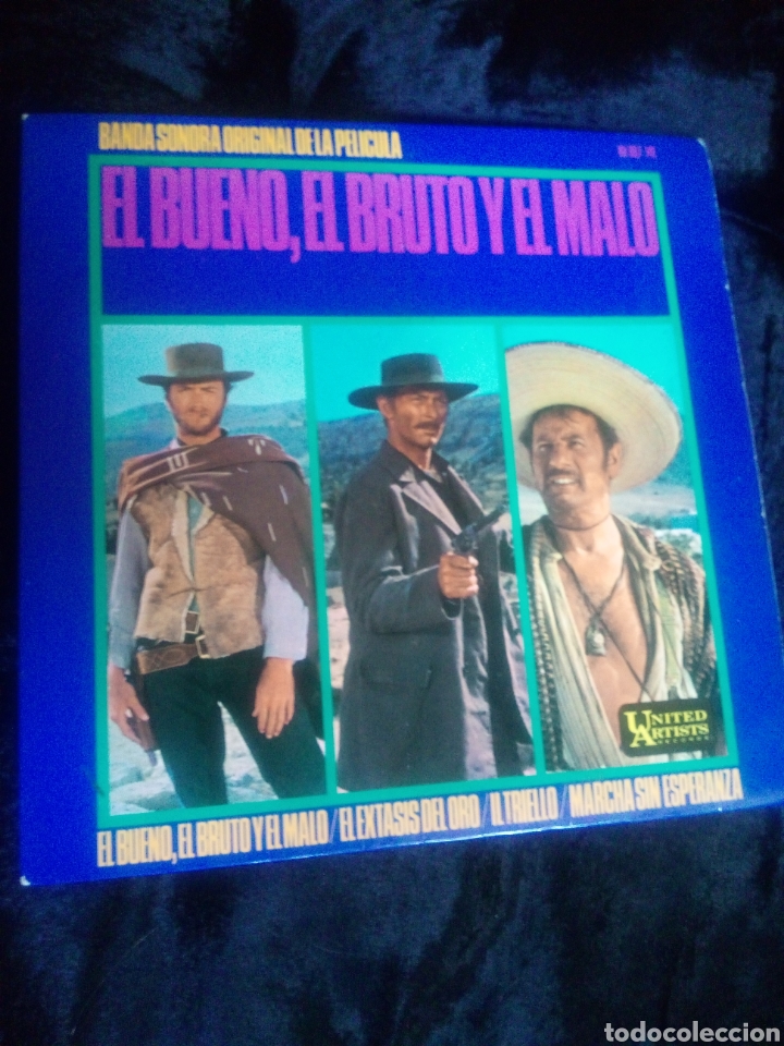 Discos de vinilo: Bso el bueno el feo y el malo - Foto 3