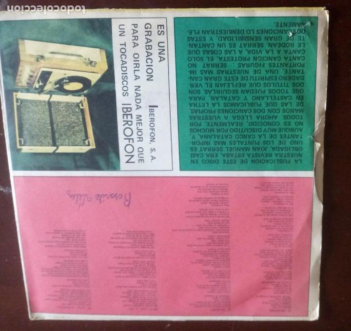 Discos de vinilo: JOAN MANUEL SERRAT - EL DRAPAIRE - SINGLE - Foto 2
