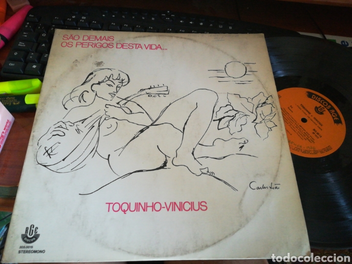 Vinyl records: Toquinho-vinicius lp sao demais os perigos desta vida... Brasil 1972