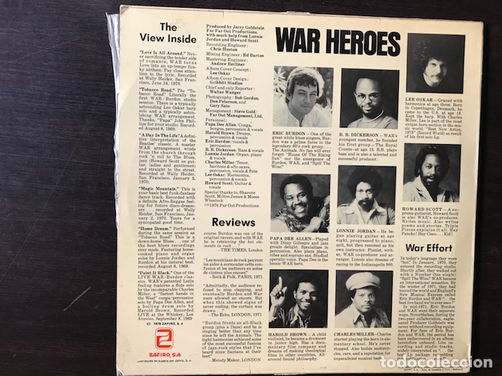 Discos de vinilo: Love is all around. Eric Burdon. War. - Foto 2