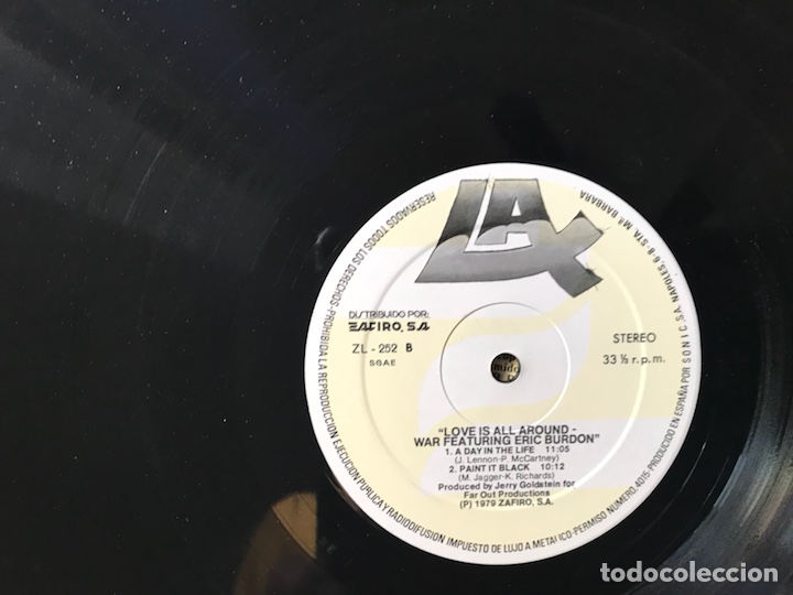 Discos de vinilo: Love is all around. Eric Burdon. War. - Foto 5