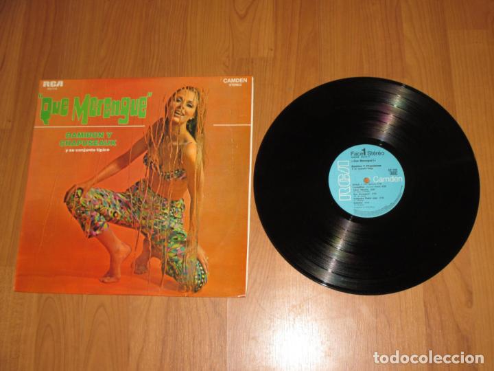 Vinyl records: DAMIRON Y CHAPUSEAUX Y SU CONJUNTO TIPICO - QUE MERENGUE - FRANCIA - RCA CAMDEN - T -