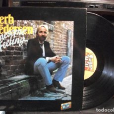 Discos de vinilo: HERB PEDERSEN LONESOME FEELING LP USA 1984 PEPETO TOP . Lote 133166370