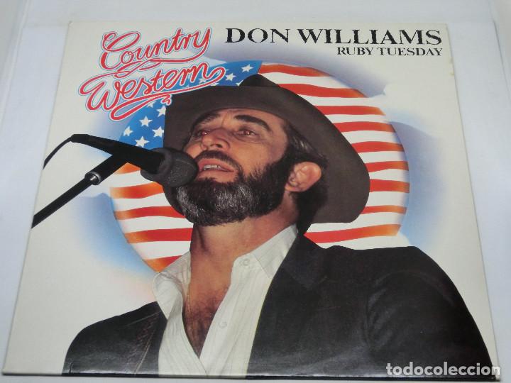 Discos de vinilo: LP - DON WILLIAMS - RUBY TUESDAY- COUNTRY WETERN2 - Foto 1