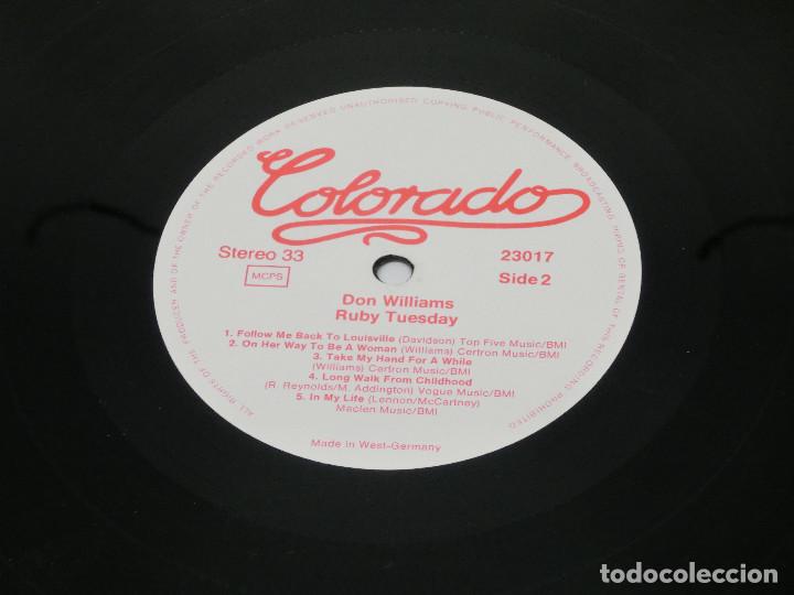 Discos de vinilo: LP - DON WILLIAMS - RUBY TUESDAY- COUNTRY WETERN2 - Foto 5