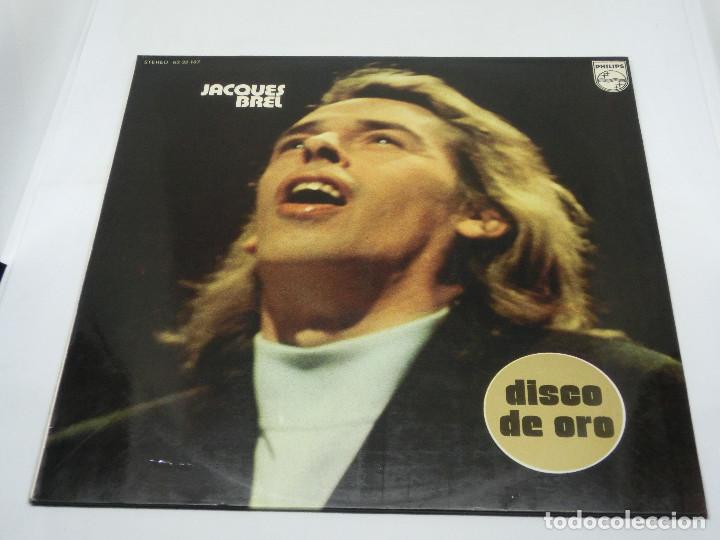 Discos de vinilo: JACQUES BREL - DISCO DE ORO - LP - 1973 - Foto 1