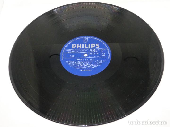 Discos de vinilo: JACQUES BREL - DISCO DE ORO - LP - 1973 - Foto 3