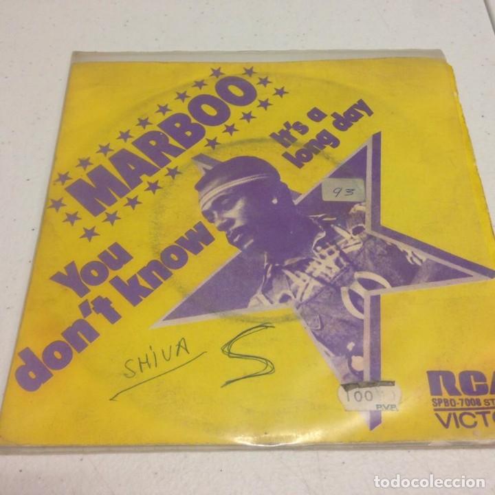 Discos de vinilo: Marboo--You Dont Know / Its A Long Day (7--Single,) - Foto 1