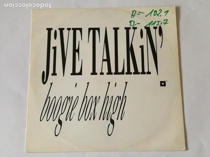 Discos de vinilo: Boogie Box High - Jive Talkin - 1987 - Foto 1